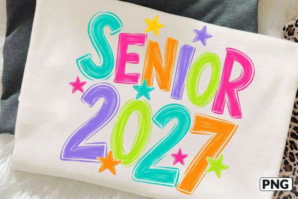 Download Preppy Senior 2027 Tshirt Design Png - Tshirt Collection