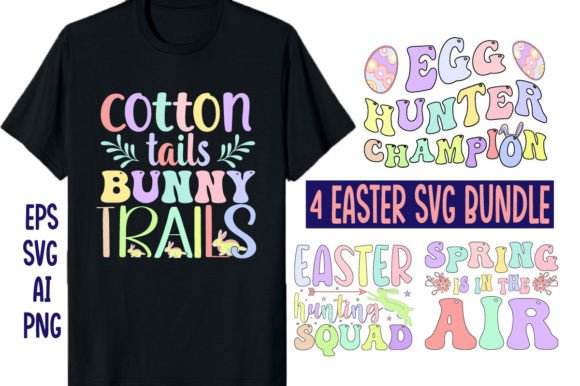 Download Retro Happy Easter SVG Design Bundle - Easter svg design Collection