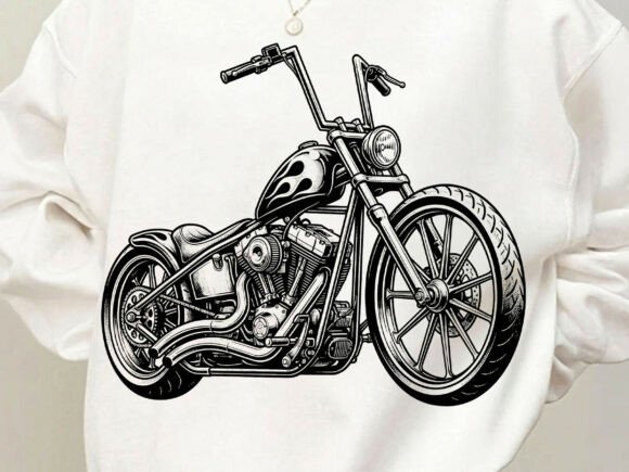Download Chopper Motorcycle Biker Tshirt Design - Tshirt Collection