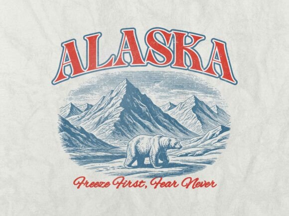 Download Alaska Vintage Retro Tshirt Design - Tshirt Collection