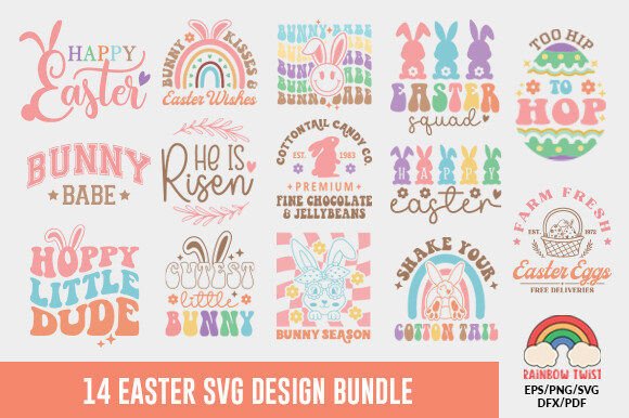 Download Easter SVG Design Bundle - Easter svg design Collection