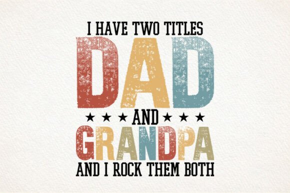 Download Dad and Grandpa SVG Retro Tshirt Design - Tshirt Collection