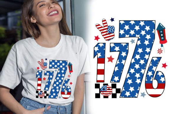 Download 1776 USA Retro Checkered Tshirt Design - Tshirt Collection